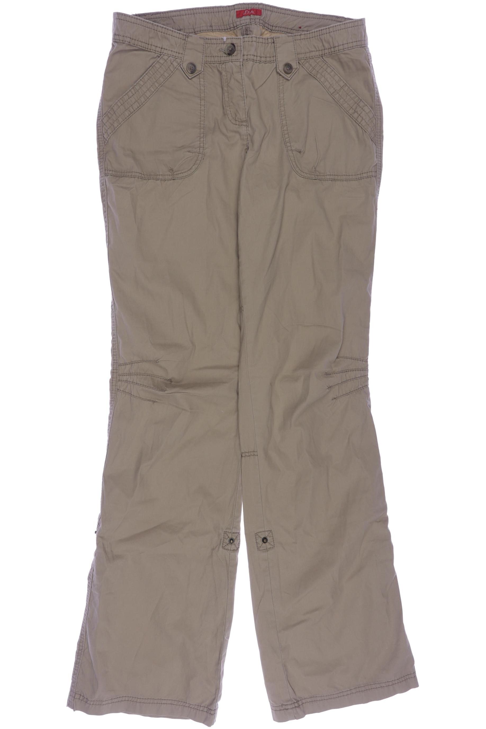 

s.Oliver Damen Stoffhose, beige, Gr. 40