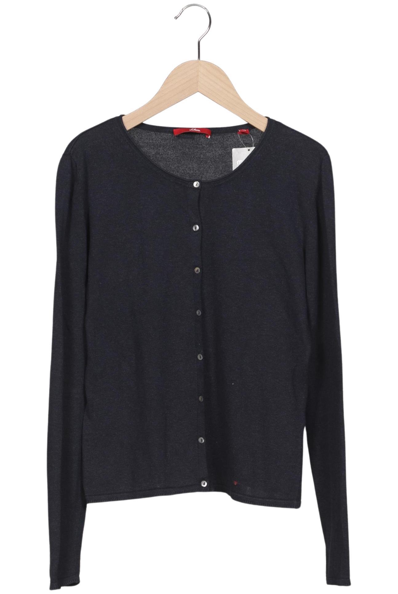 

s.Oliver Damen Strickjacke, marineblau, Gr. 38