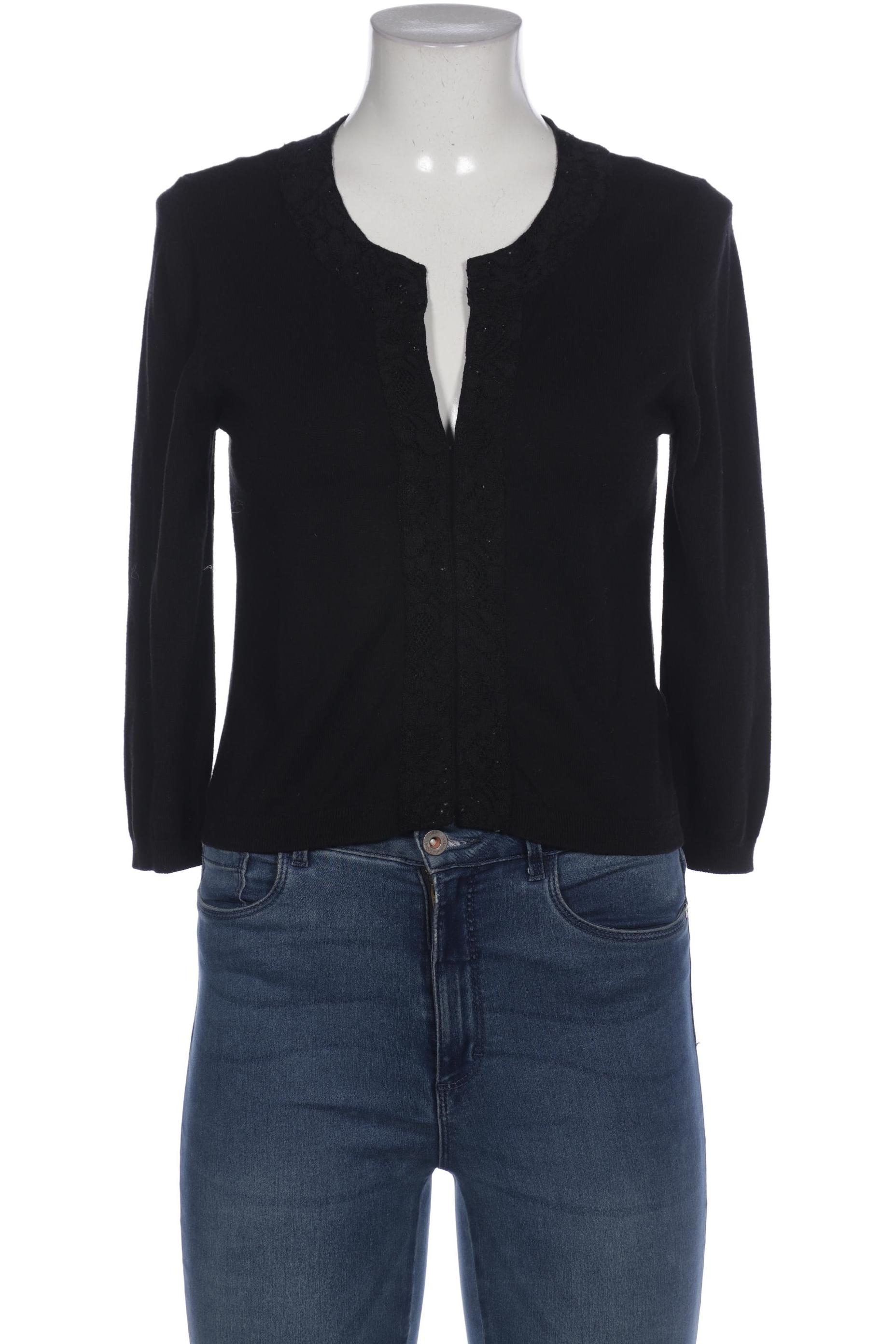

s.Oliver Damen Strickjacke, schwarz, Gr. 38