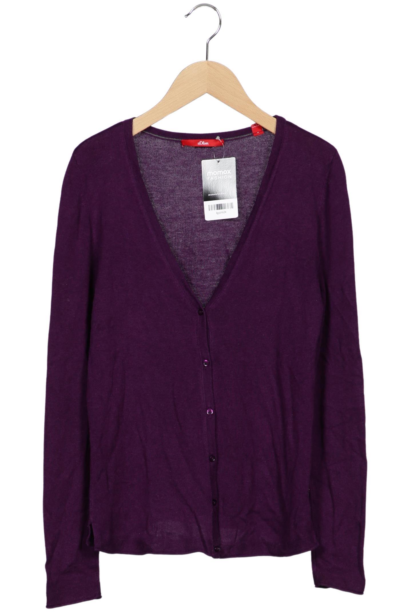 

s.Oliver Damen Strickjacke, flieder, Gr. 36