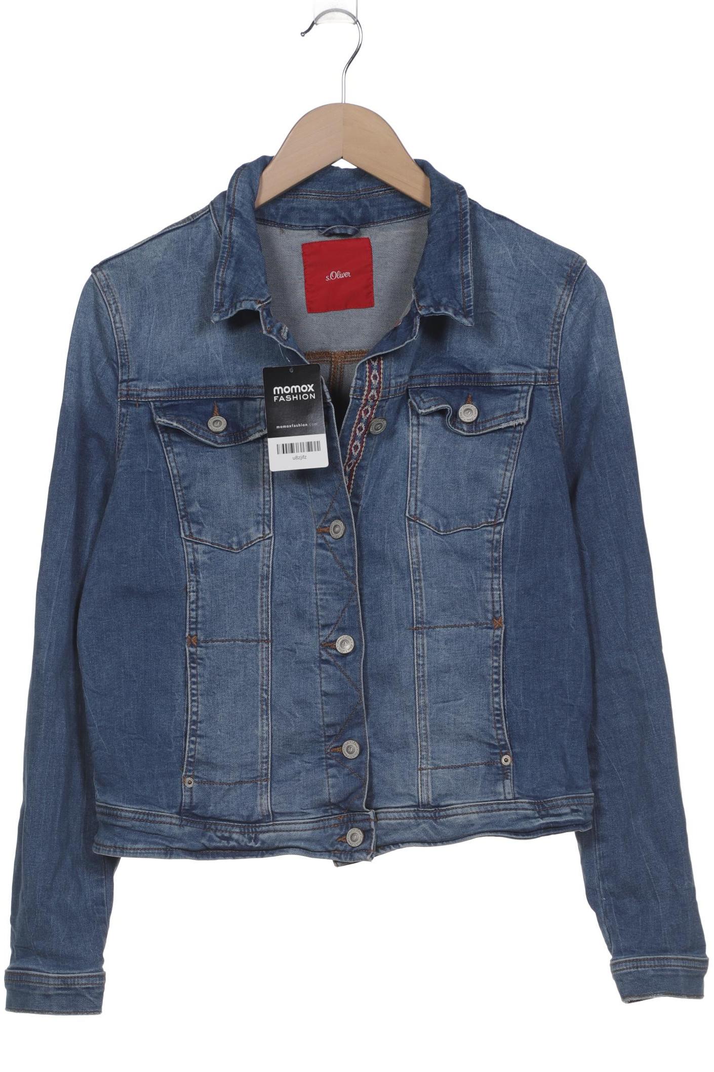 

s.Oliver Damen Jacke, blau, Gr. 42
