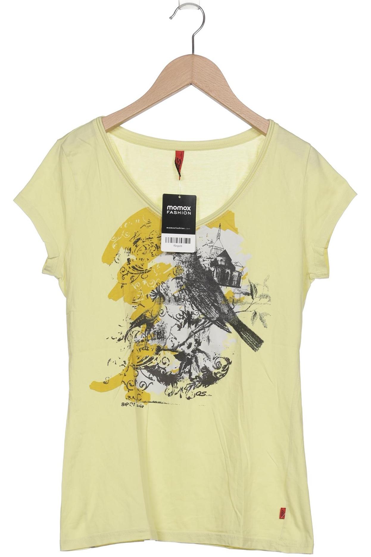 

s.Oliver Damen T-Shirt, gelb, Gr. 42