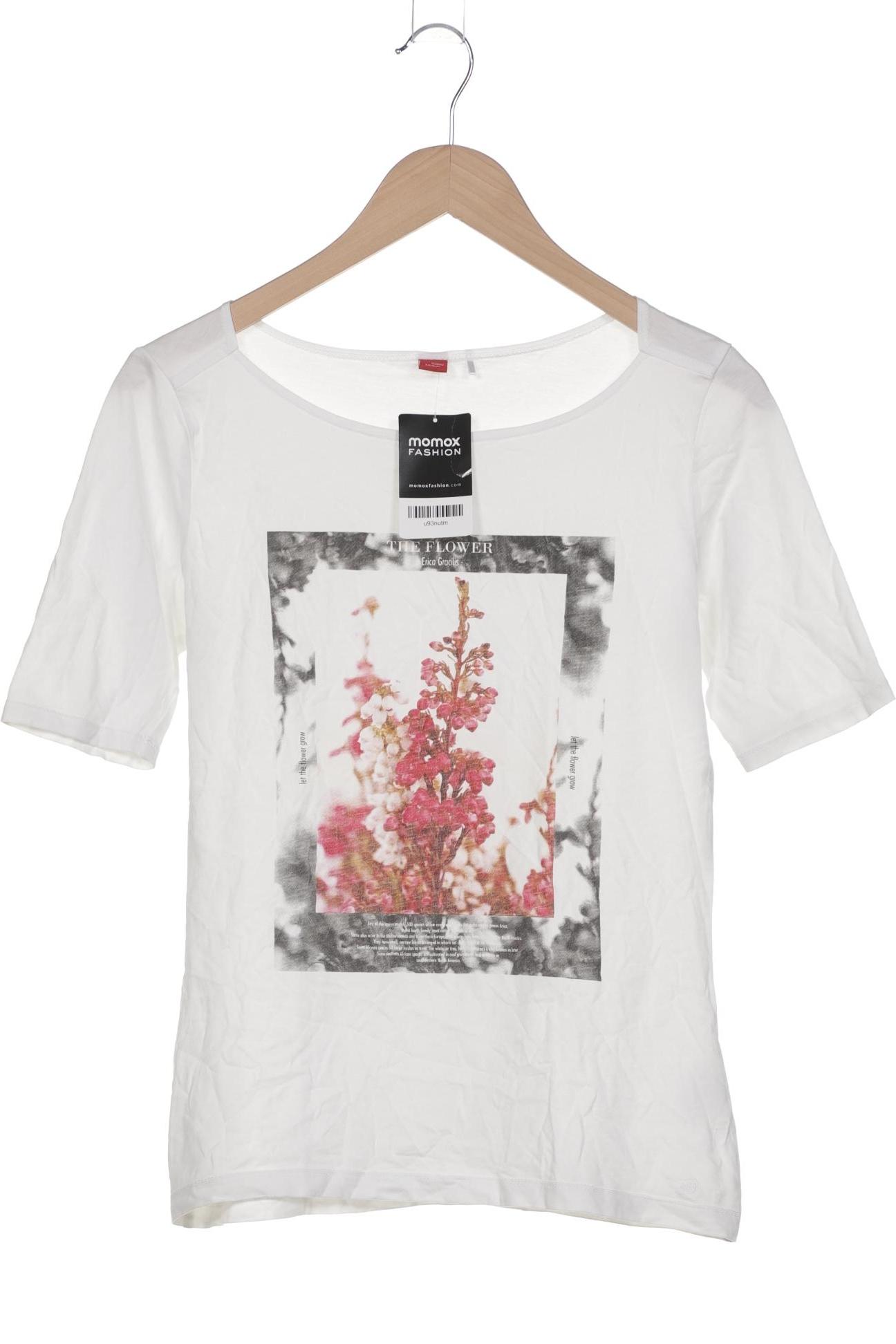 

s.Oliver Damen T-Shirt, weiß, Gr. 36