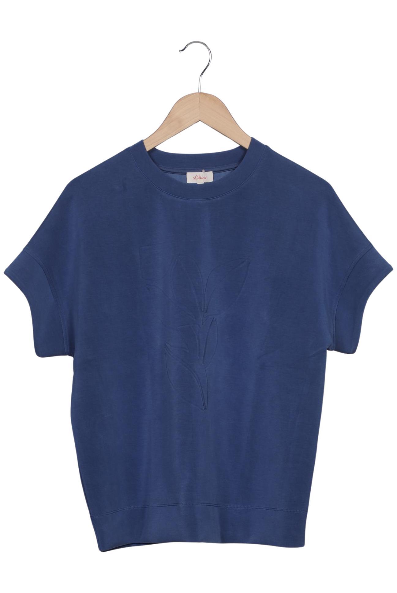 

s.Oliver Damen Sweatshirt, blau, Gr. 36