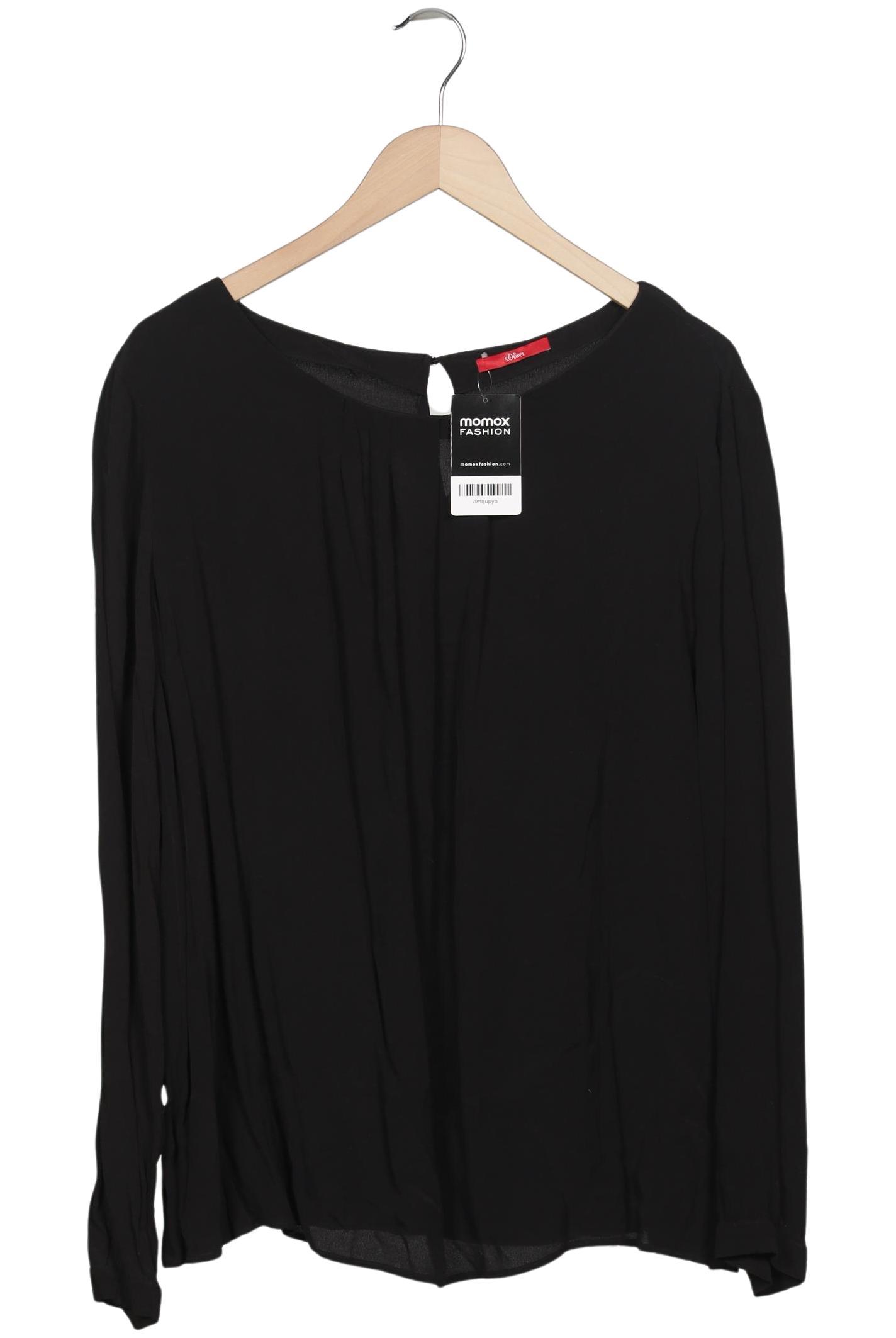 

s.Oliver Damen Bluse, schwarz, Gr. 46