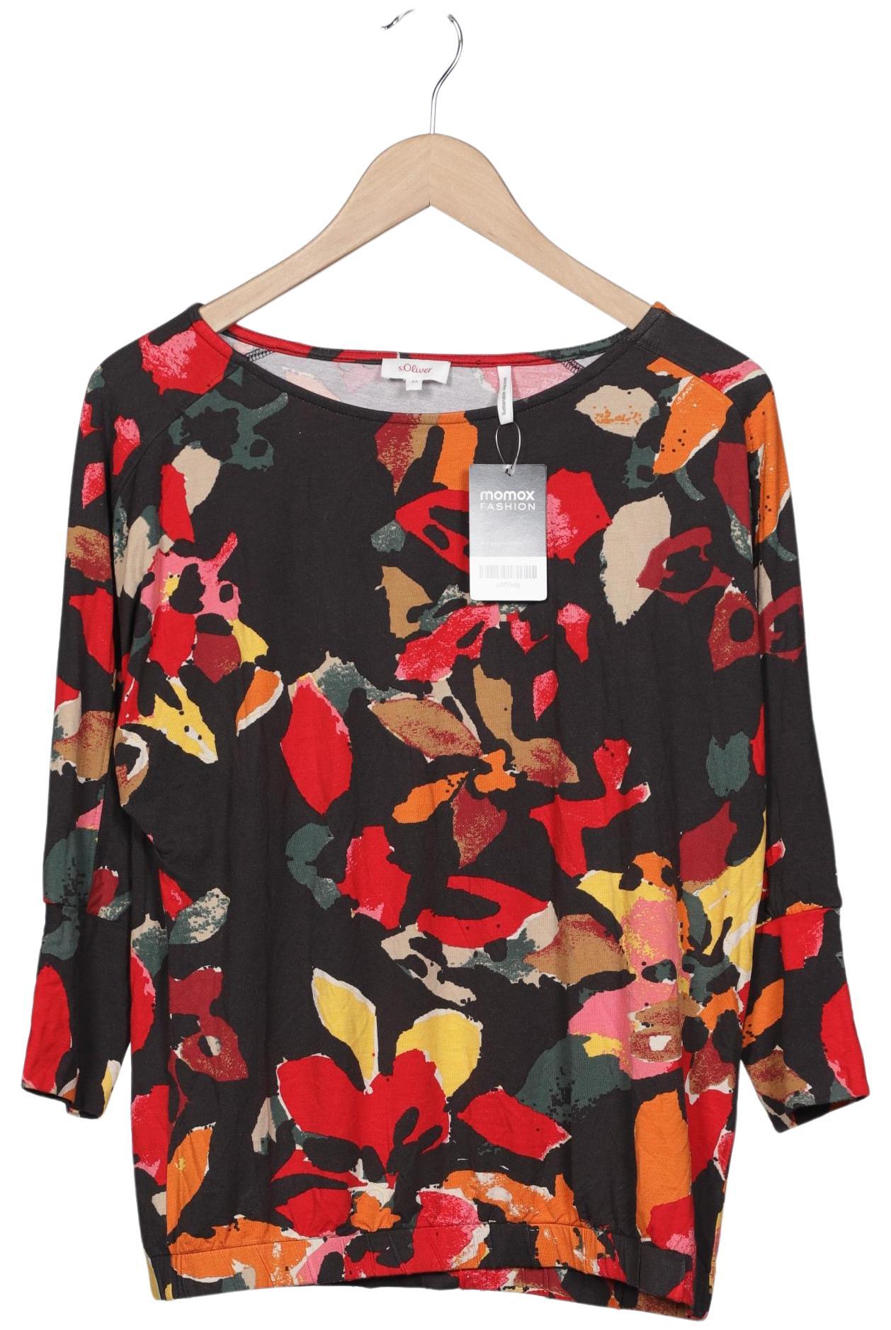 

s.Oliver Damen Langarmshirt, schwarz, Gr. 34