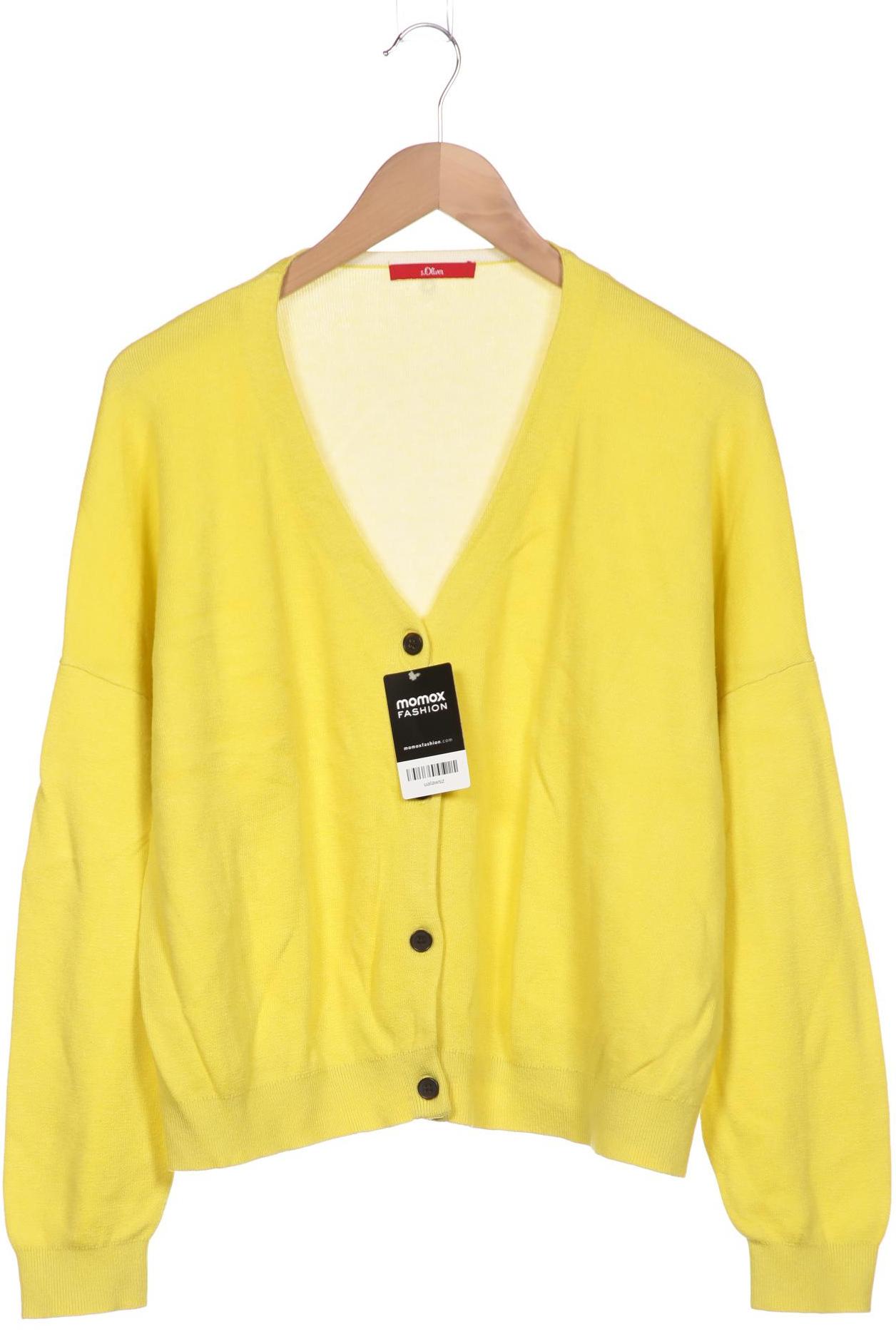 

s.Oliver Damen Strickjacke, gelb