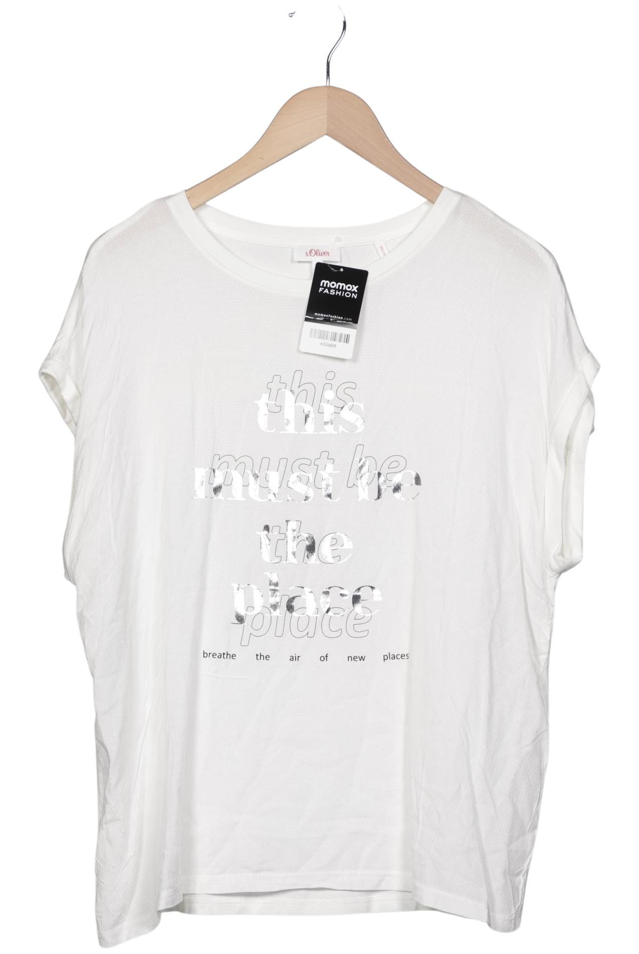 

s.Oliver Damen T-Shirt, weiß, Gr. 42