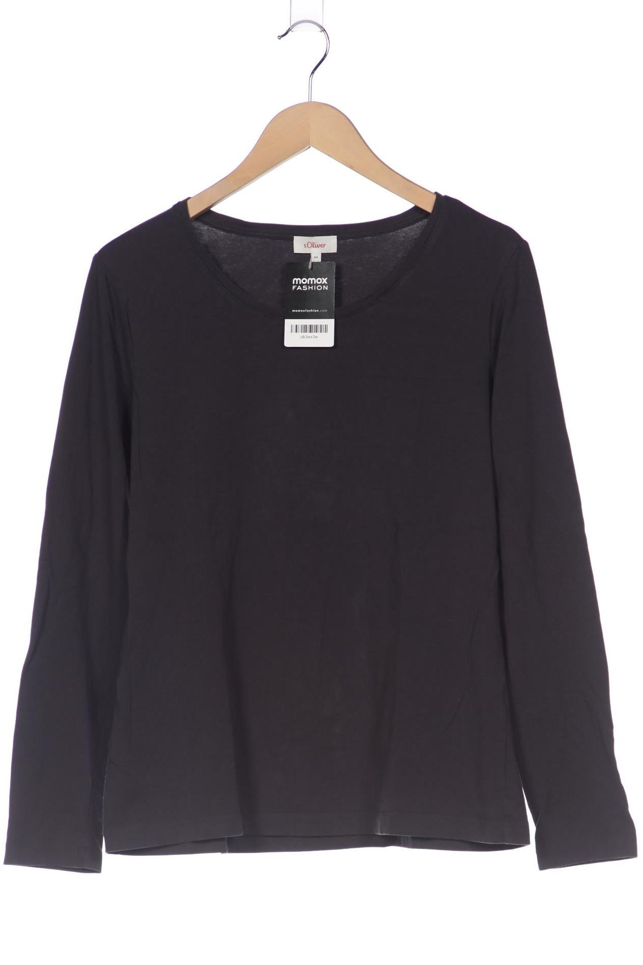 

s.Oliver Damen Langarmshirt, grau, Gr. 44