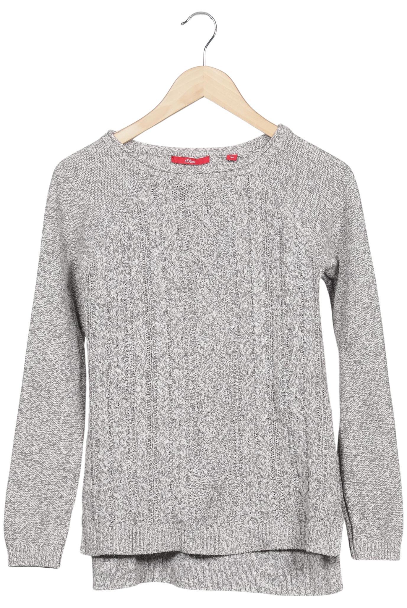 

s.Oliver Damen Pullover, grau, Gr. 38