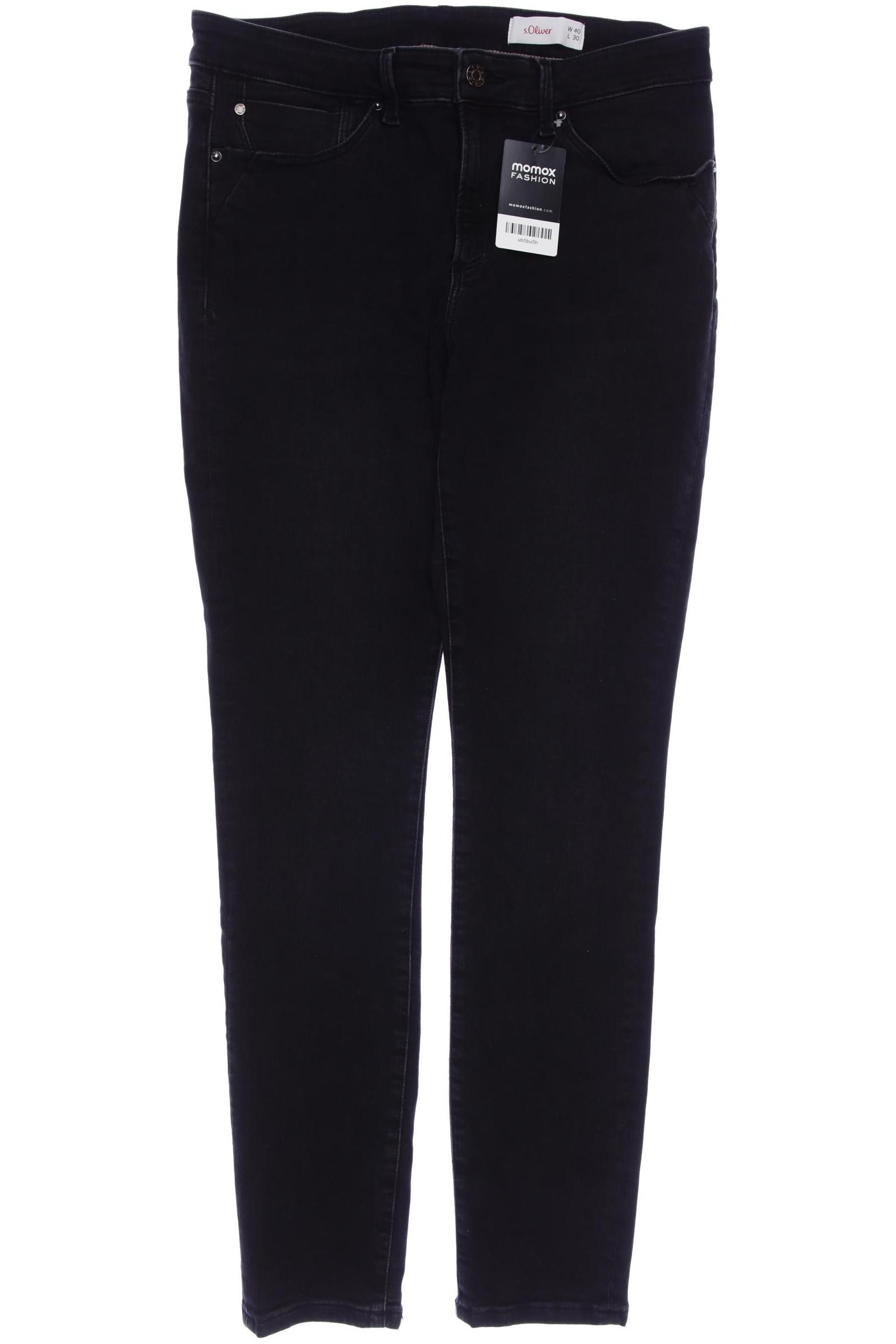 

s.Oliver Damen Jeans, schwarz, Gr. 40