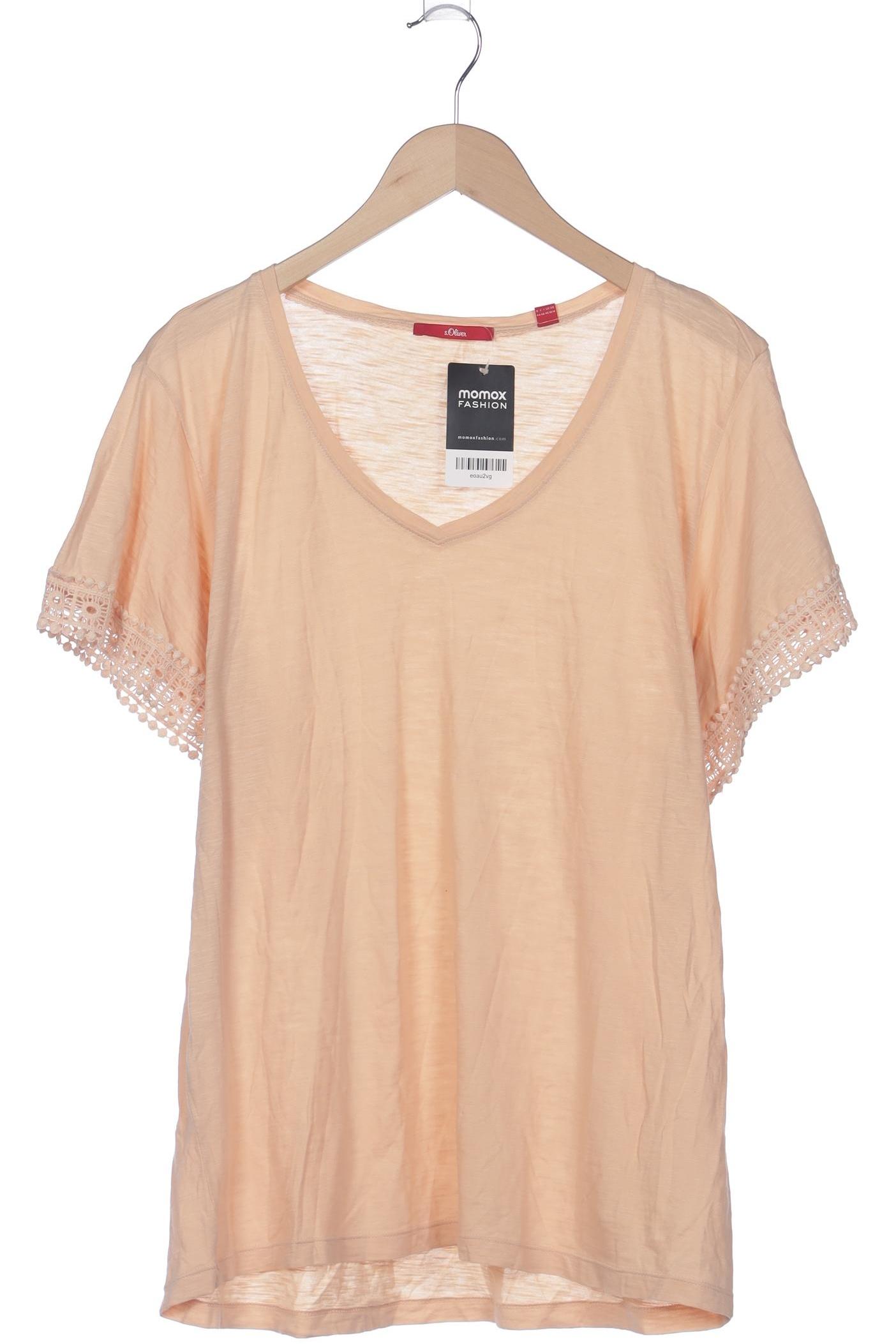

s.Oliver Damen T-Shirt, orange, Gr. 44