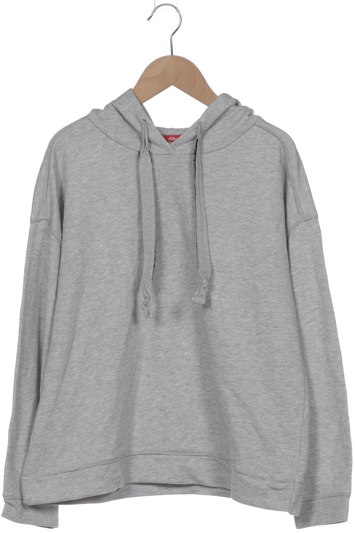 

s.Oliver Damen Kapuzenpullover, grau, Gr. 34