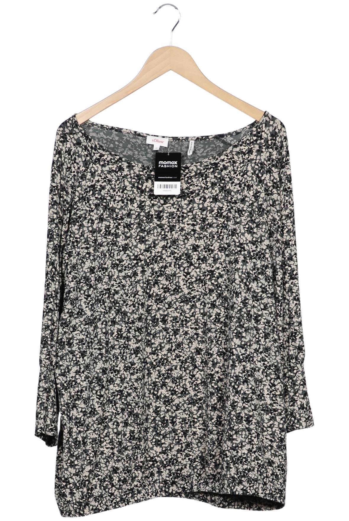 

s.Oliver Damen Langarmshirt, mehrfarbig, Gr. 48