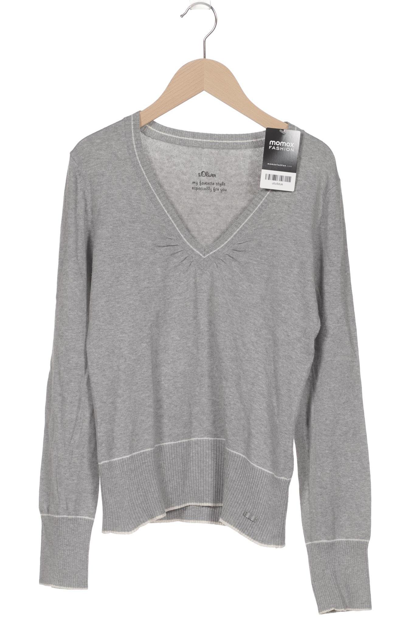 

s.Oliver Damen Pullover, grau, Gr. 38