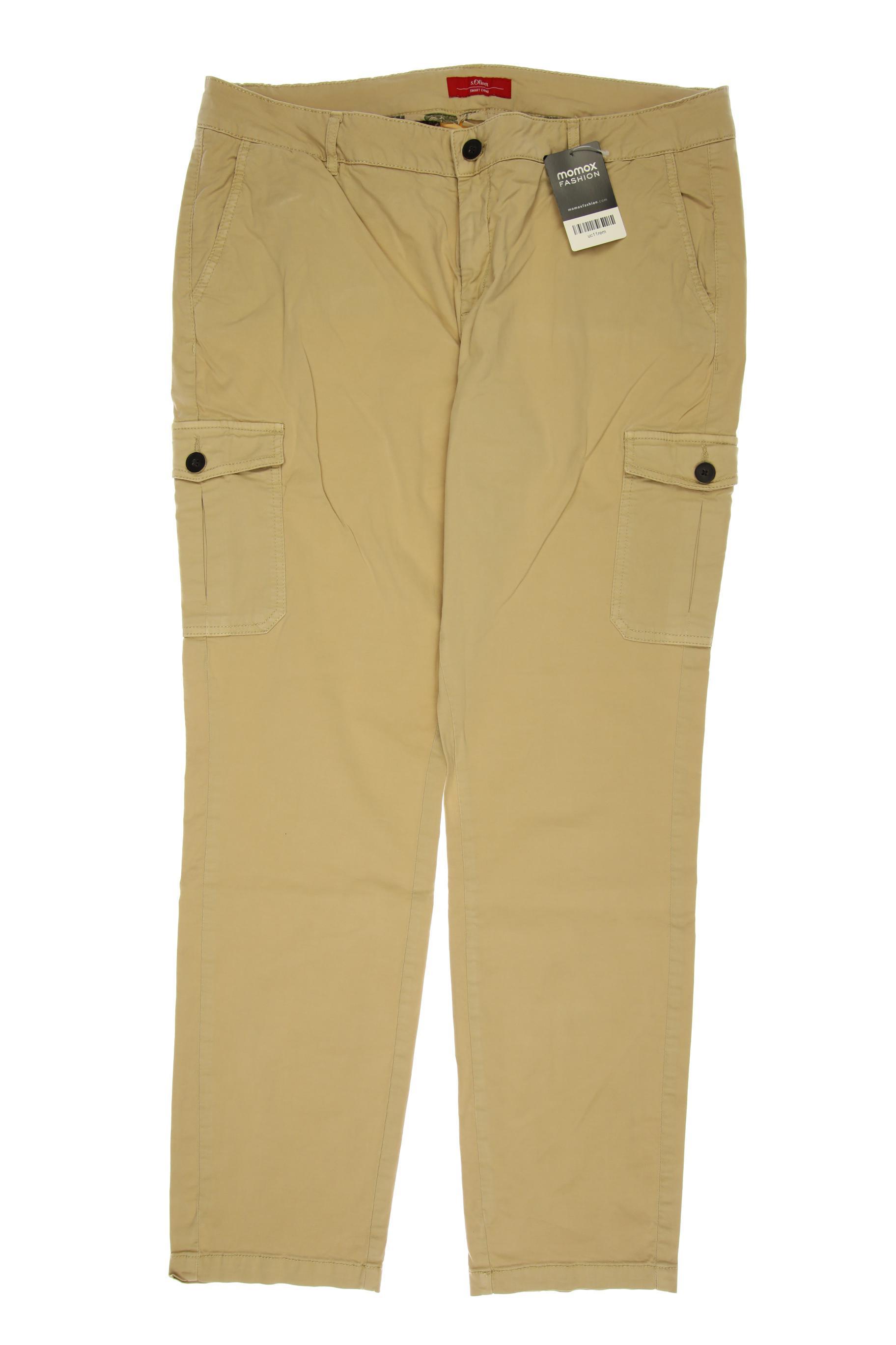 

s.Oliver Damen Stoffhose, beige, Gr. 44