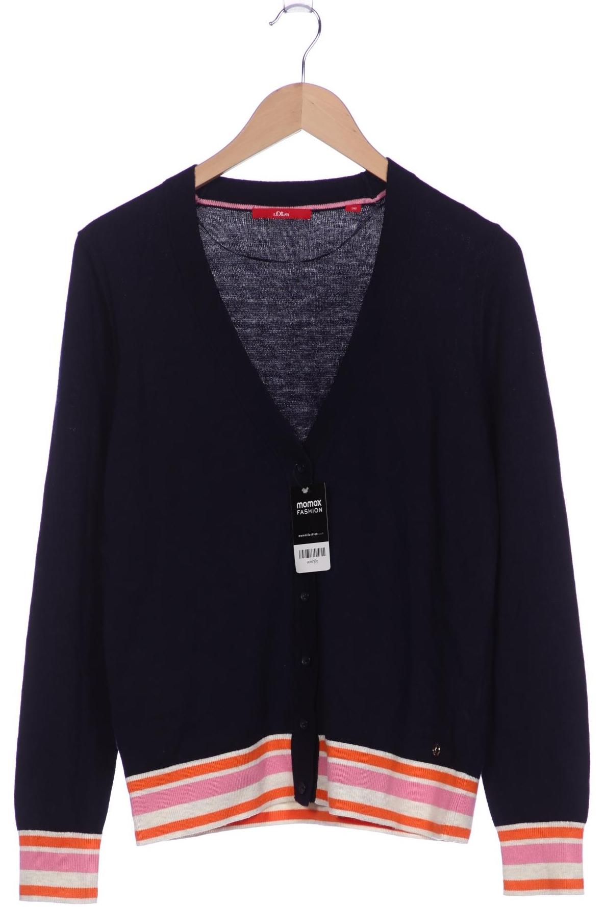 

s.Oliver Damen Strickjacke, marineblau, Gr. 36
