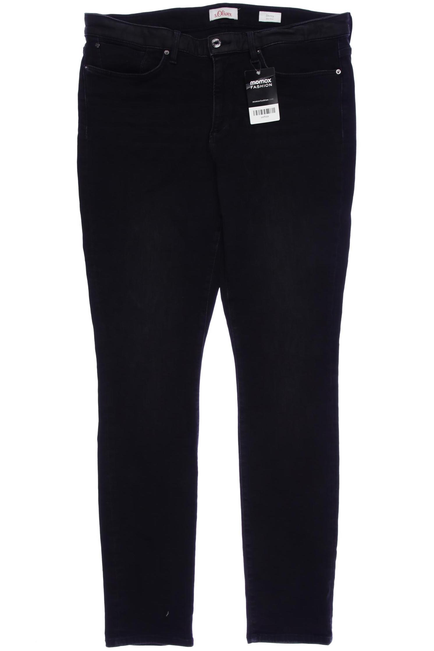 

s.Oliver Damen Jeans, schwarz, Gr. 44