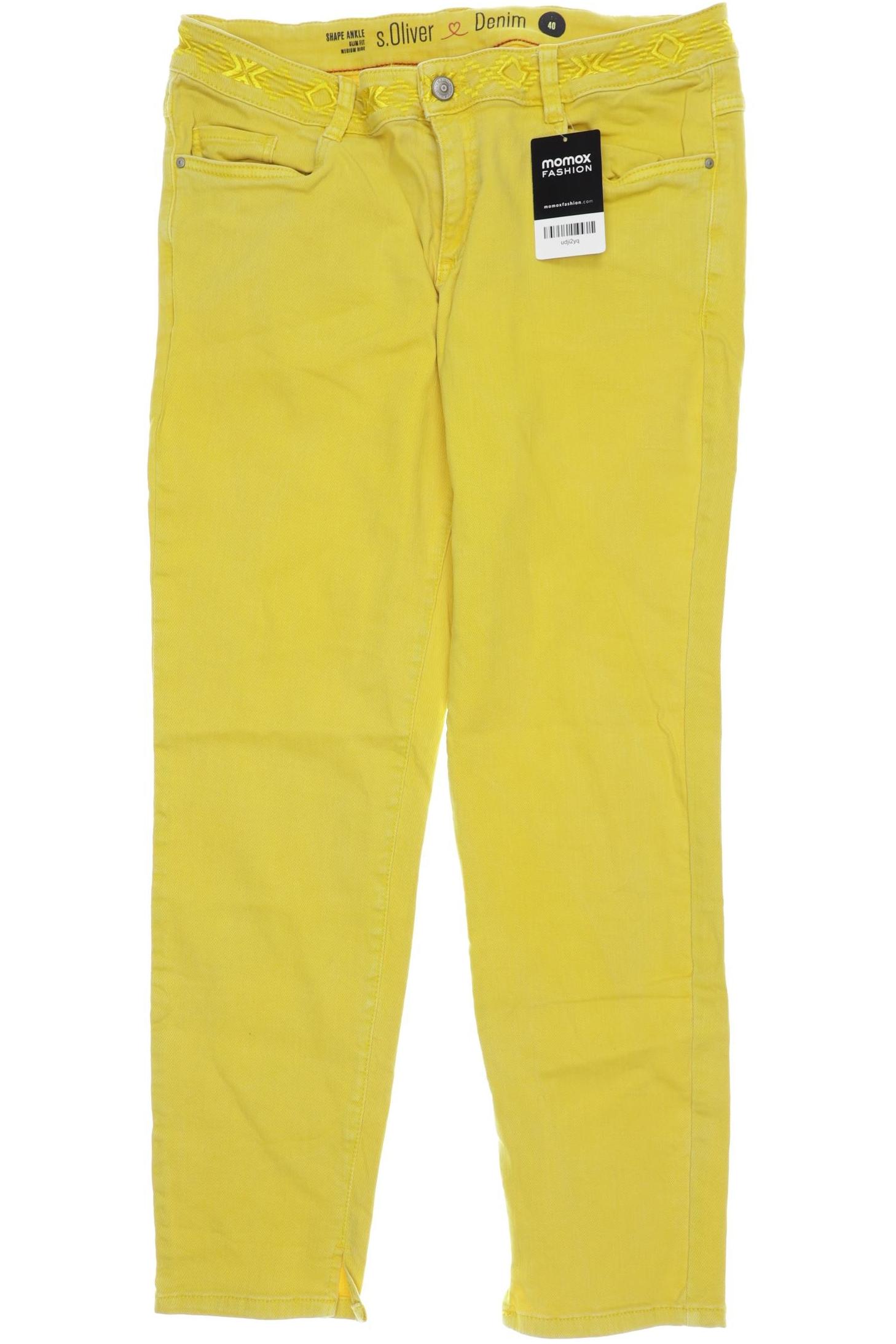 

s.Oliver Damen Jeans, gelb, Gr. 40