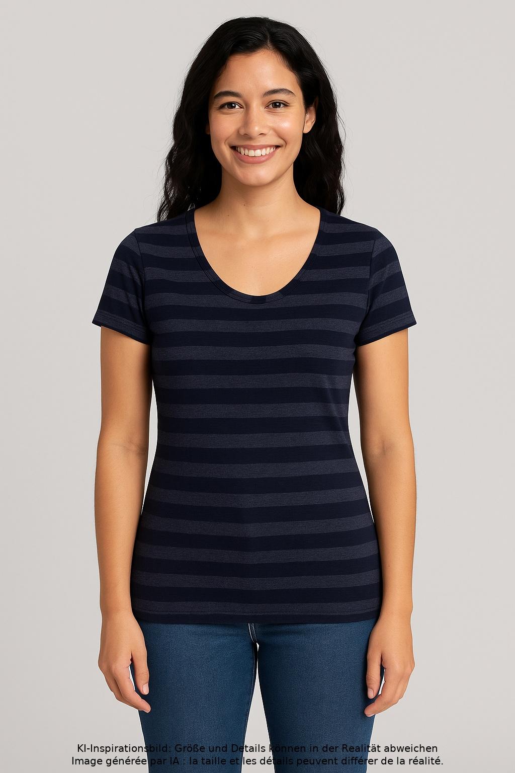 

s.Oliver Damen T-Shirt, marineblau, Gr. 38
