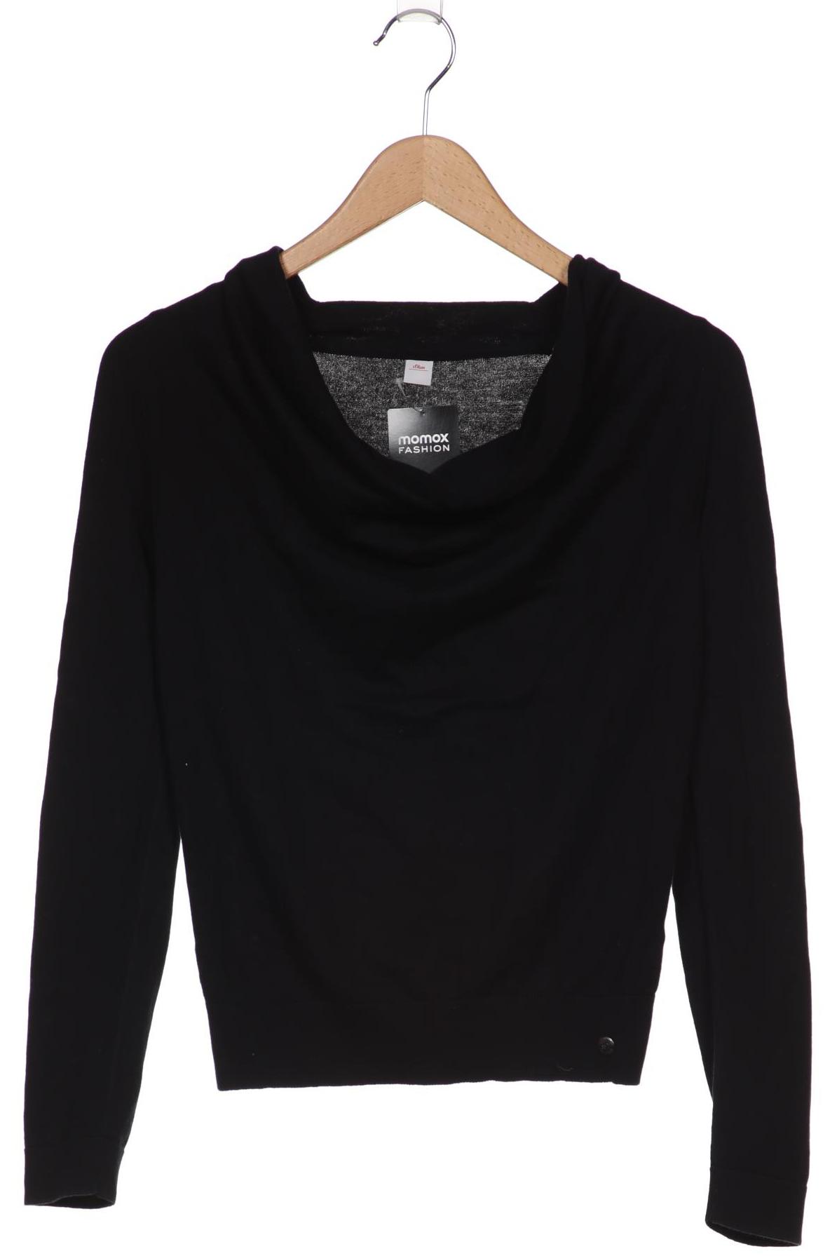 

s.Oliver Damen Pullover, schwarz