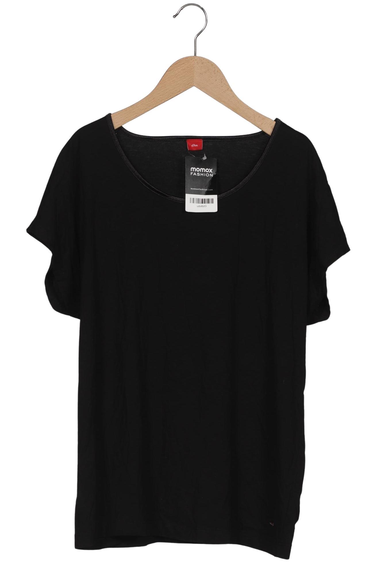 

s.Oliver Damen T-Shirt, schwarz, Gr. 44