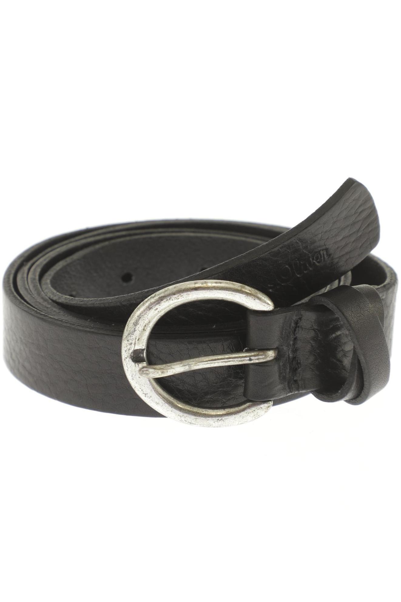 

s.Oliver Damen Gürtel, schwarz, Gr. 105