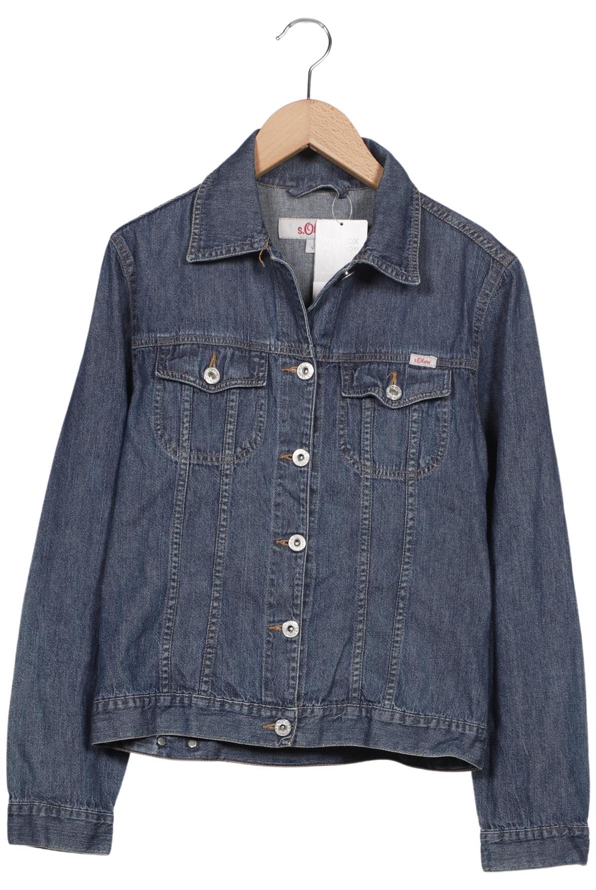 

s.Oliver Damen Jacke, blau, Gr. 36