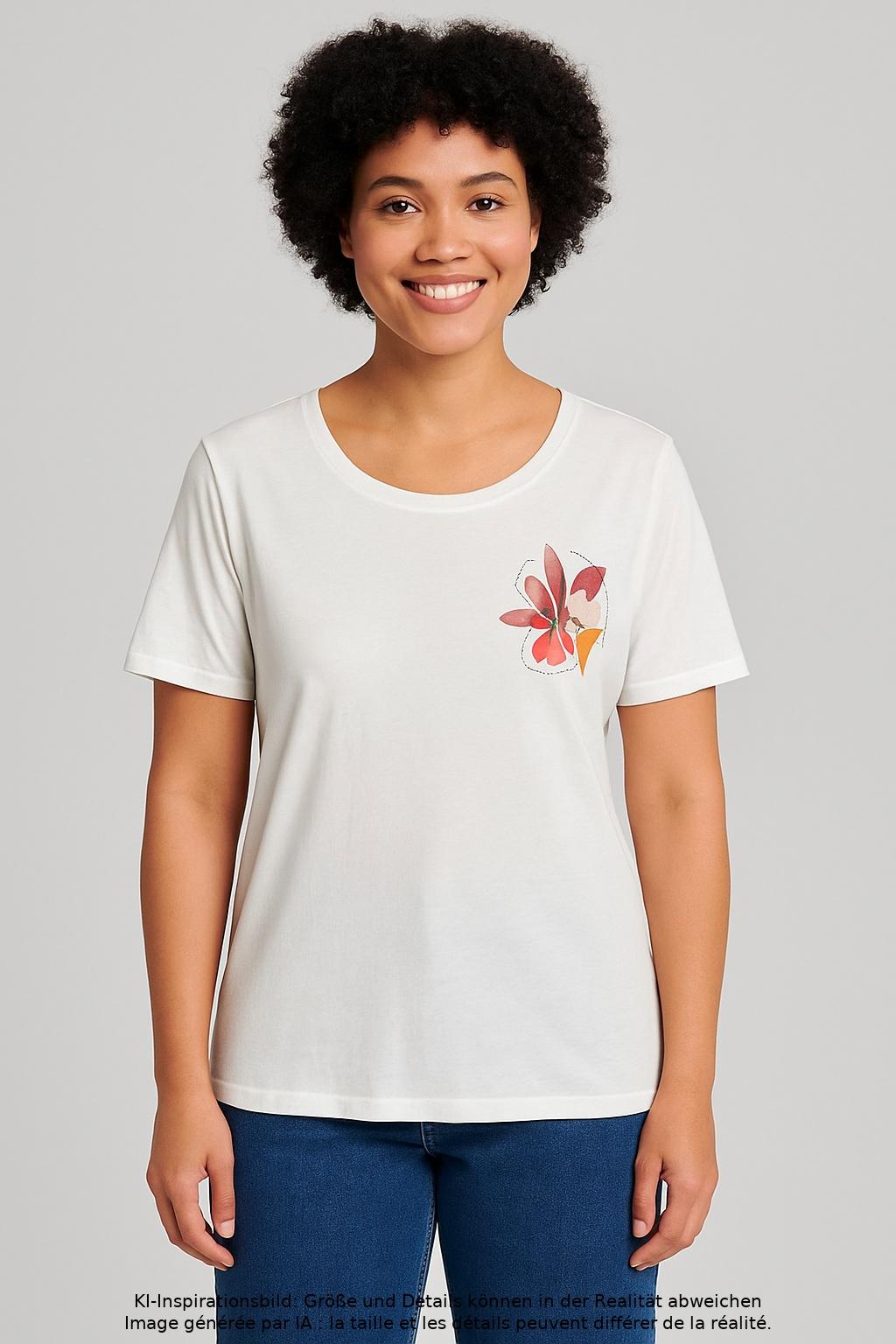 

s.Oliver Damen T-Shirt, weiß, Gr. 40