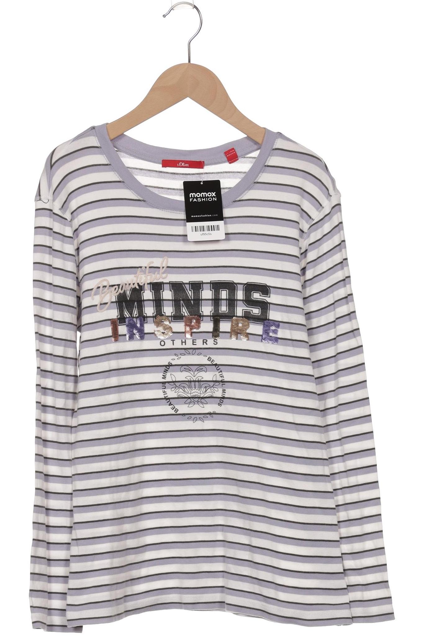 

s.Oliver Damen Langarmshirt, weiß, Gr. 40