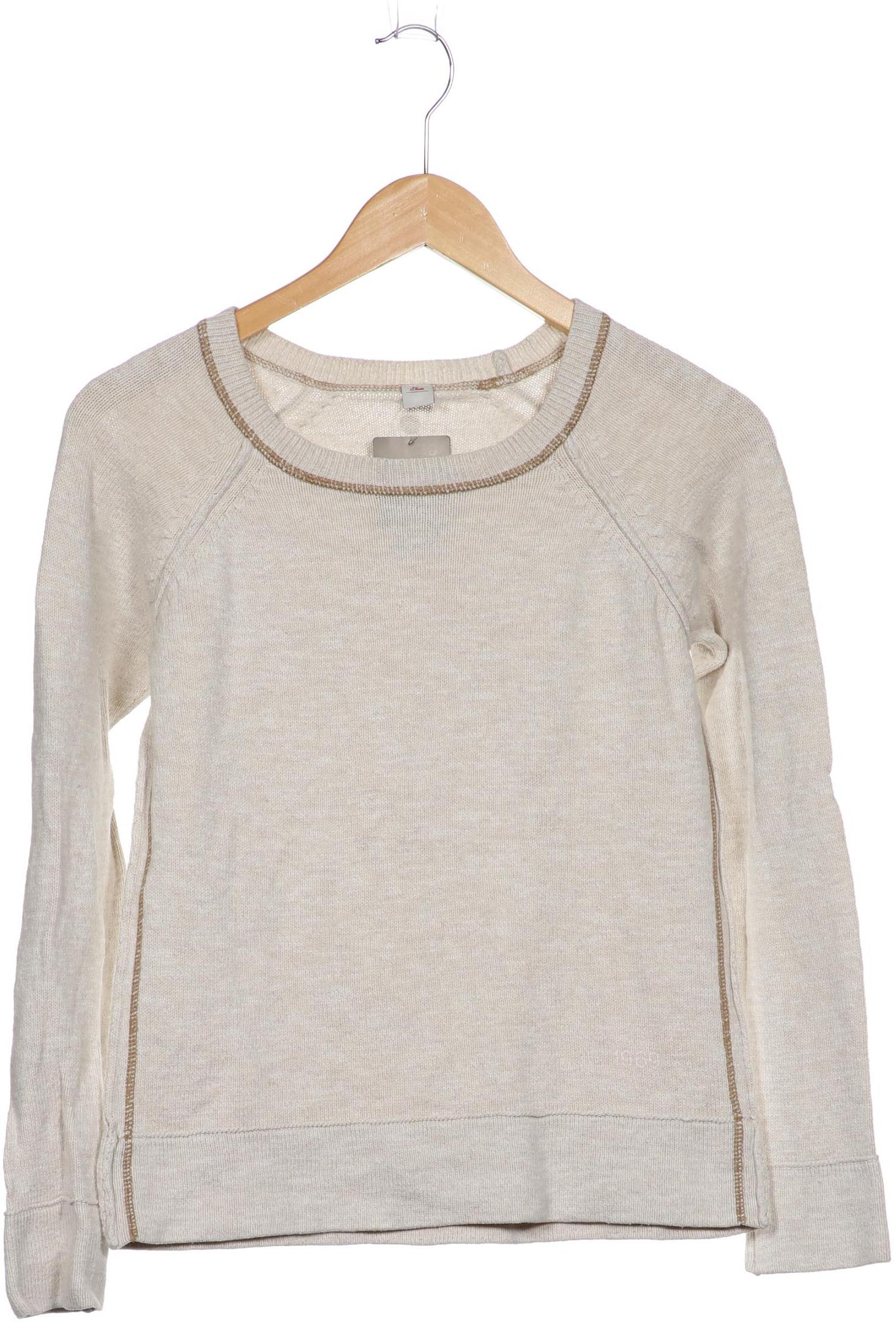 

s.Oliver Damen Pullover, beige, Gr. 36