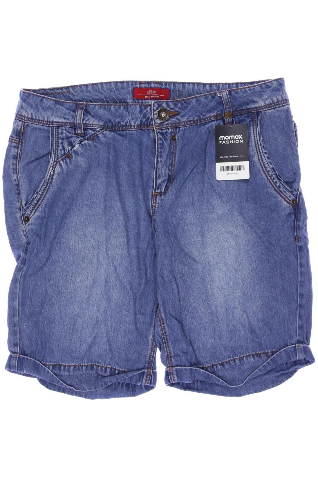 

s.Oliver Damen Shorts, blau, Gr. 38