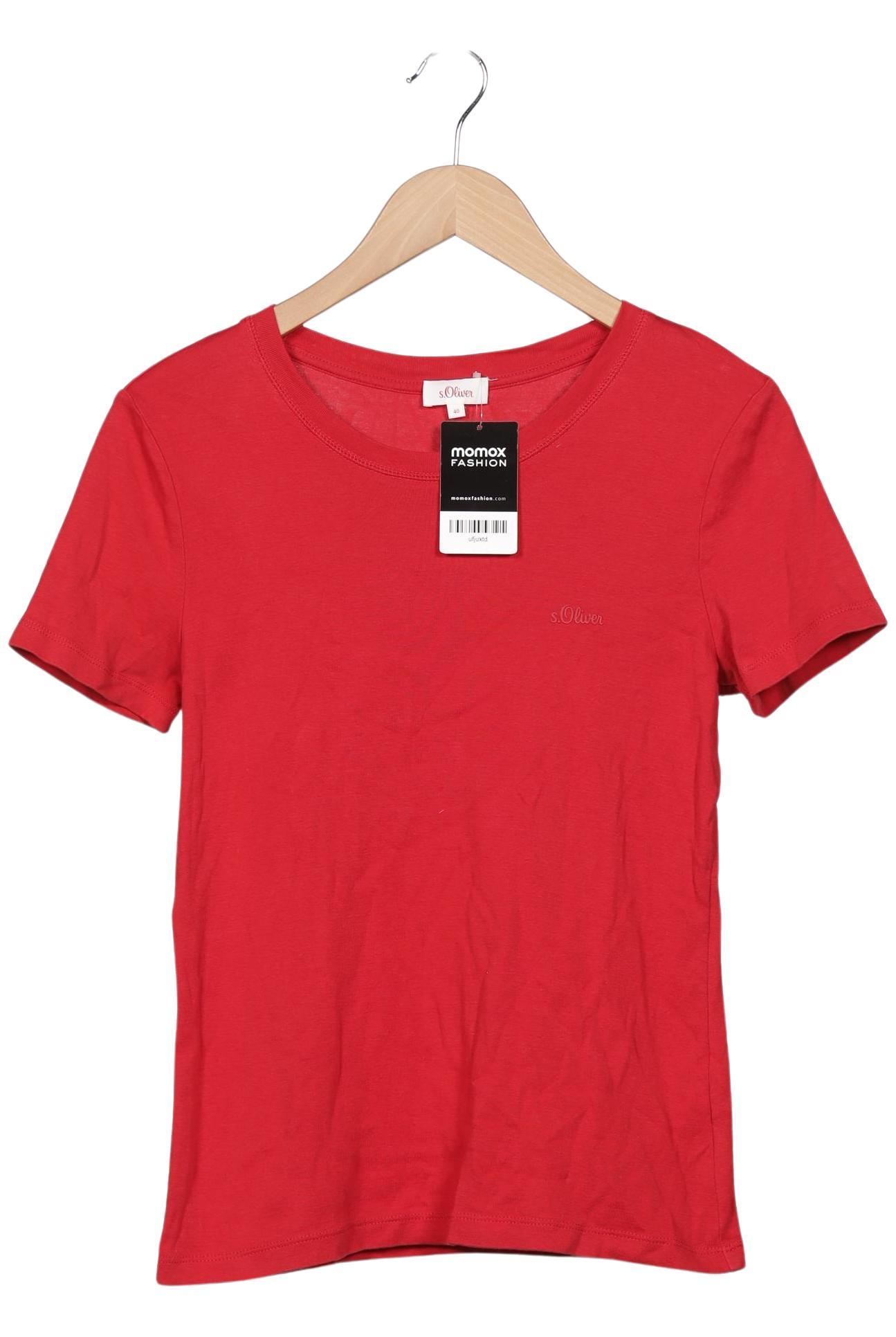 

s.Oliver Damen T-Shirt, rot, Gr. 40