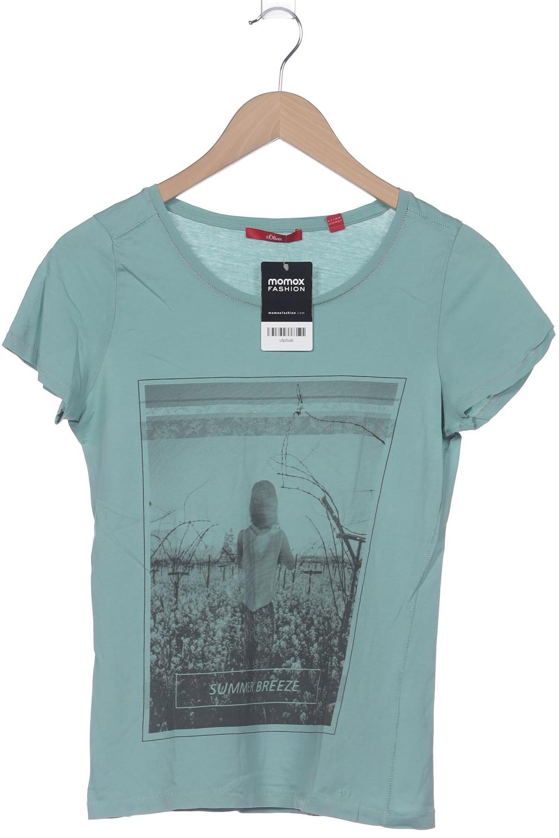 

s.Oliver Damen T-Shirt, türkis, Gr. 36