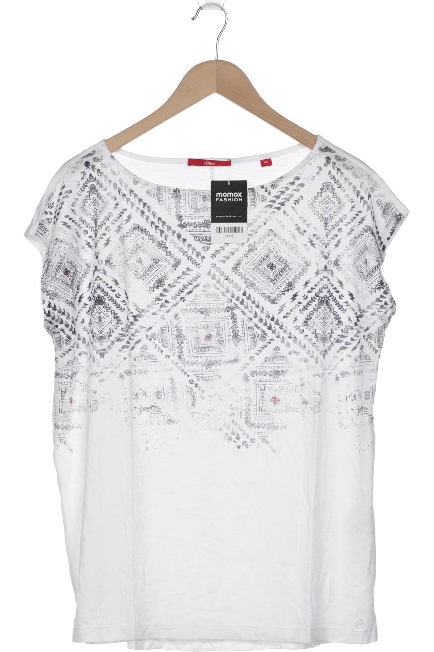 

s.Oliver Damen T-Shirt, weiß, Gr. 42