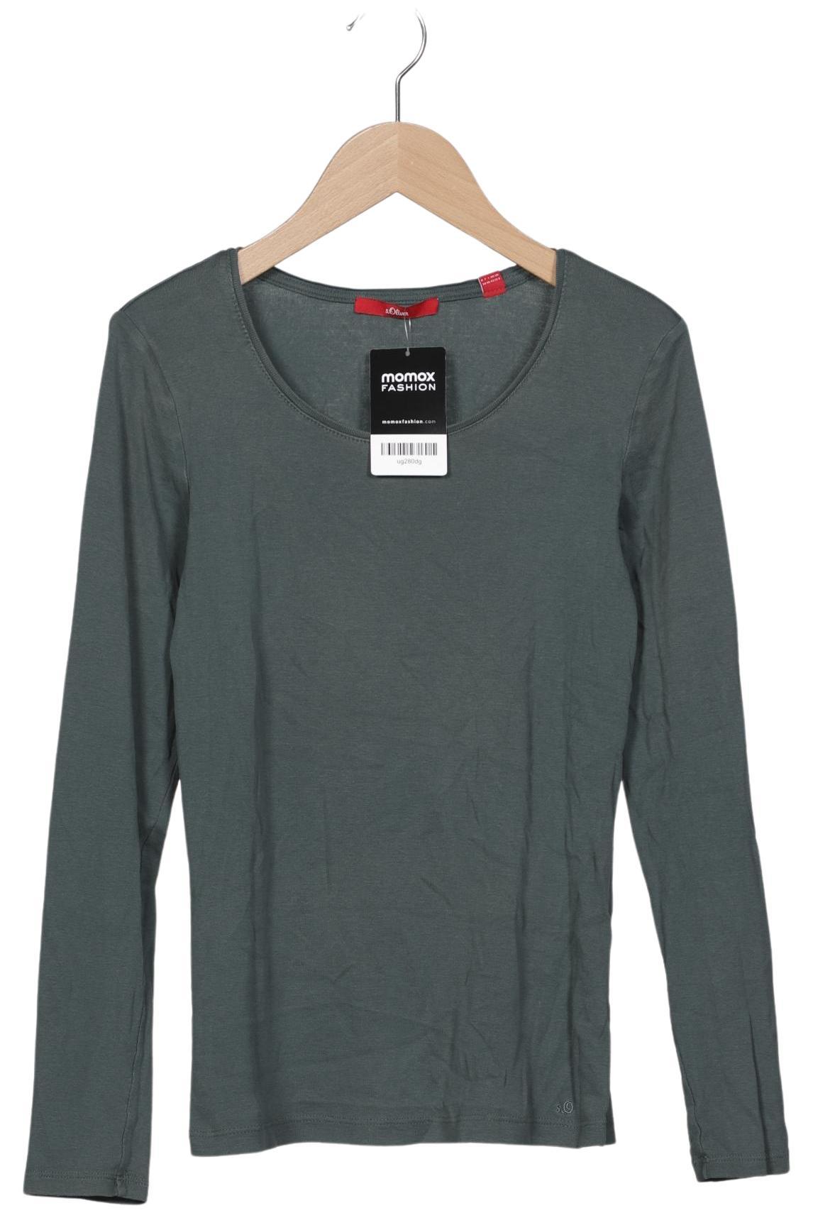 

s.Oliver Damen Langarmshirt, grün, Gr. 38