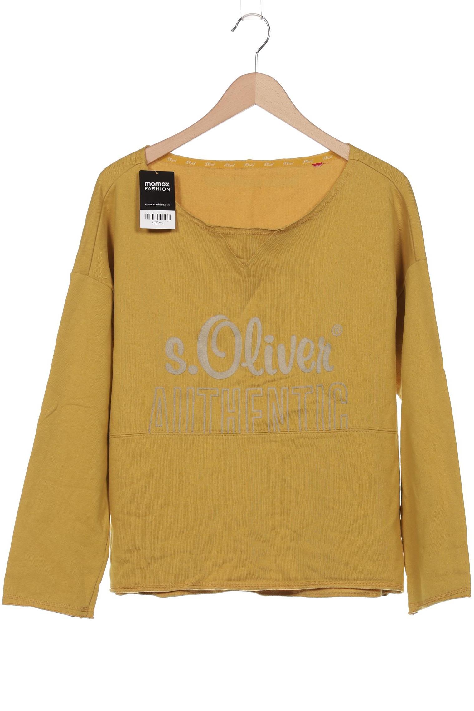 

s.Oliver Damen Sweatshirt, gelb, Gr. 44
