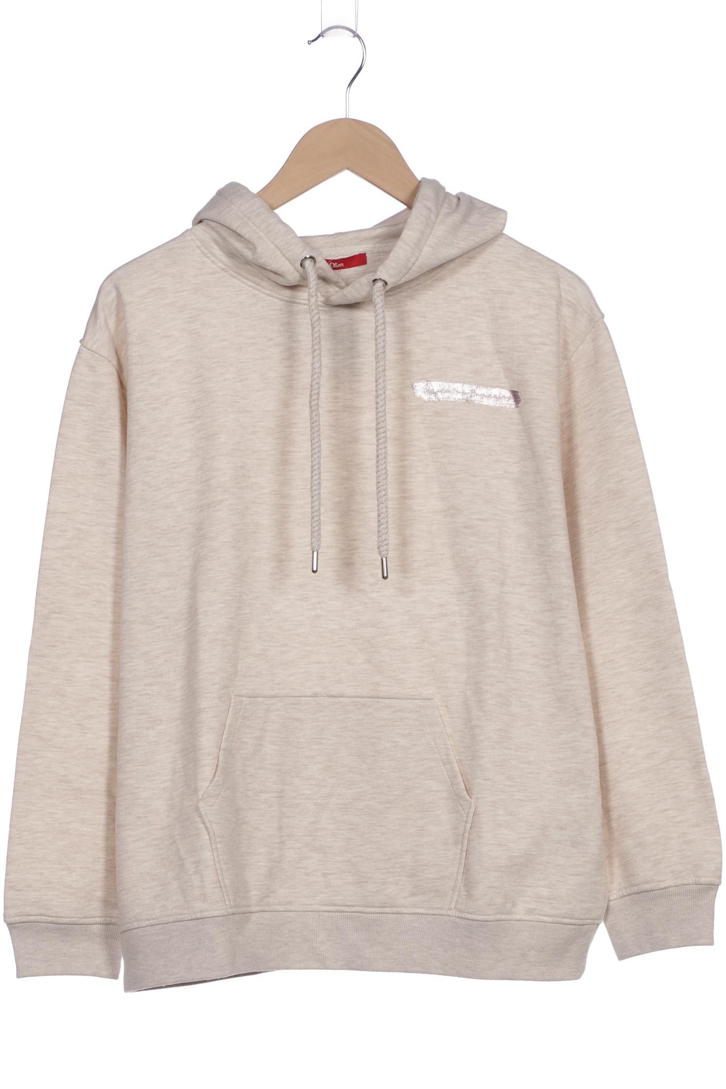 

s.Oliver Damen Kapuzenpullover, beige, Gr. 40