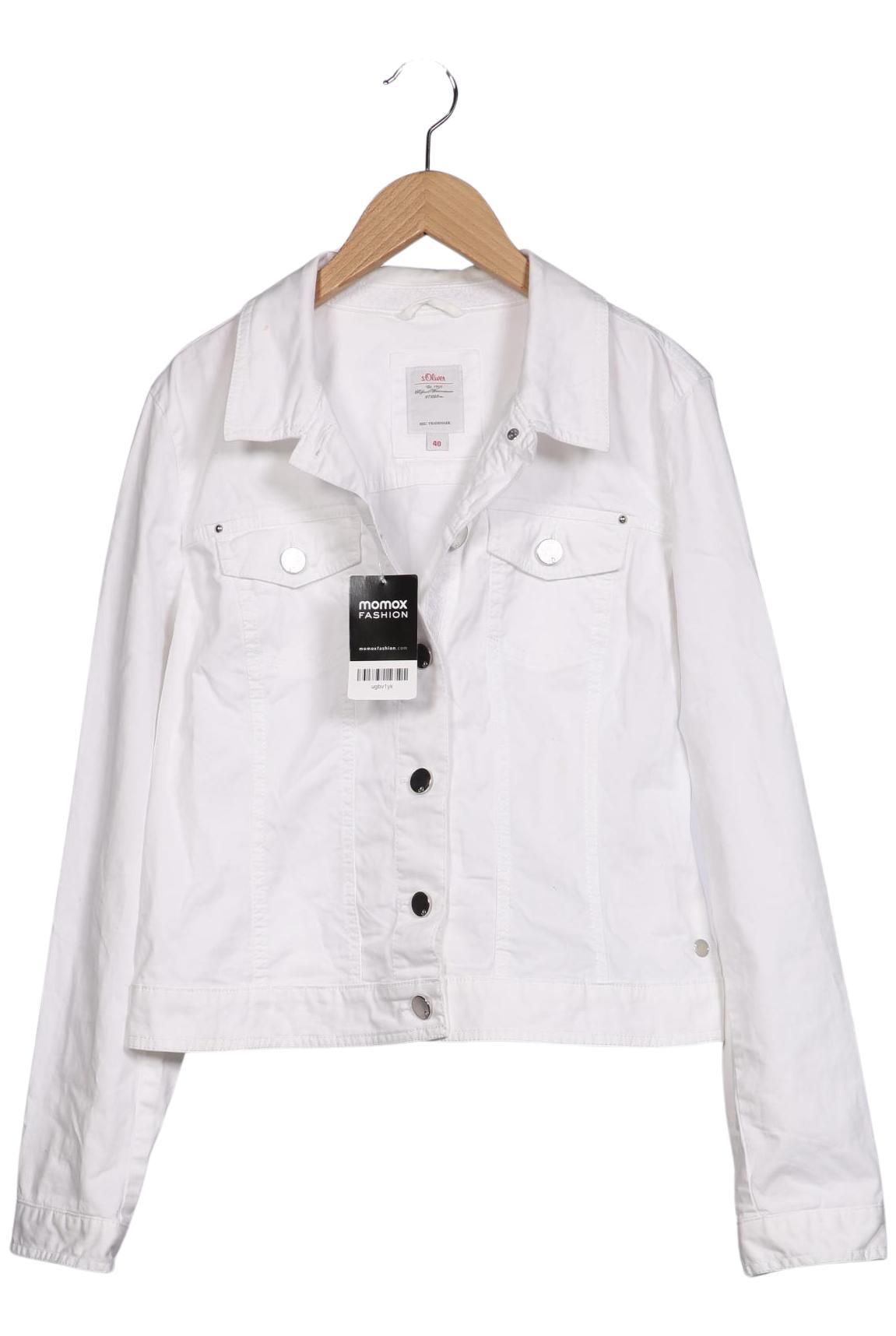 

s.Oliver Damen Jacke, weiß, Gr. 40