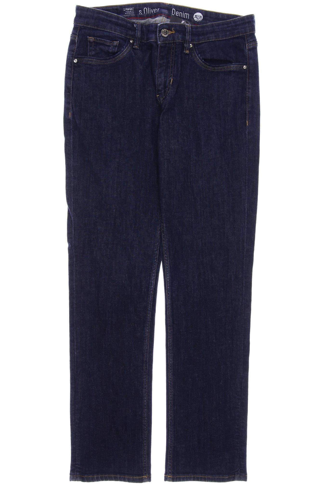 

s.Oliver Damen Jeans, marineblau