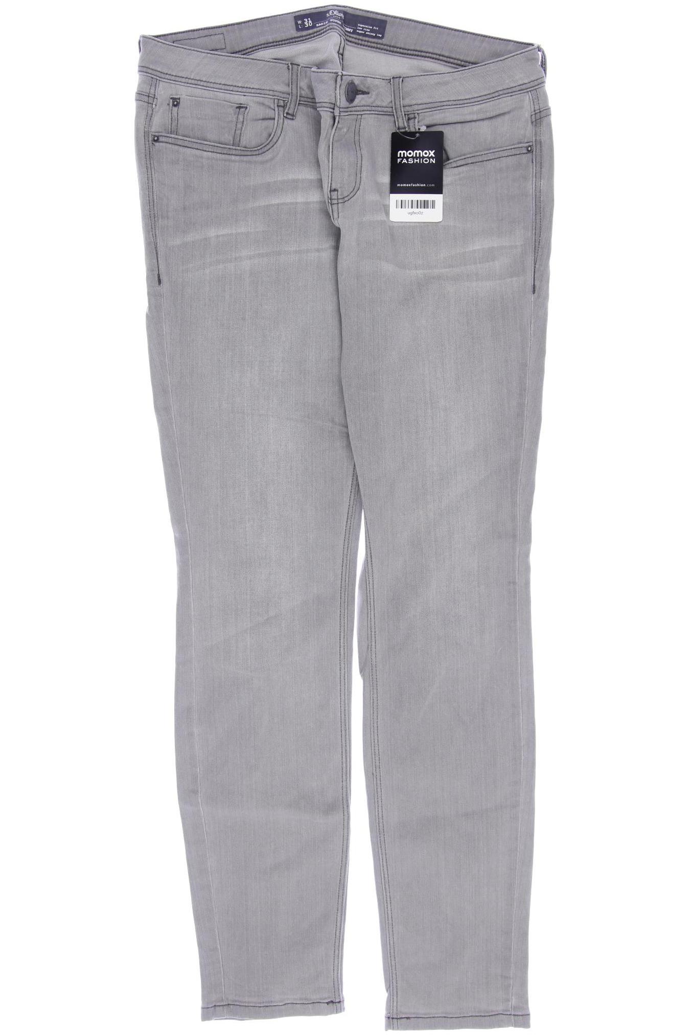 

s.Oliver Damen Jeans, grau