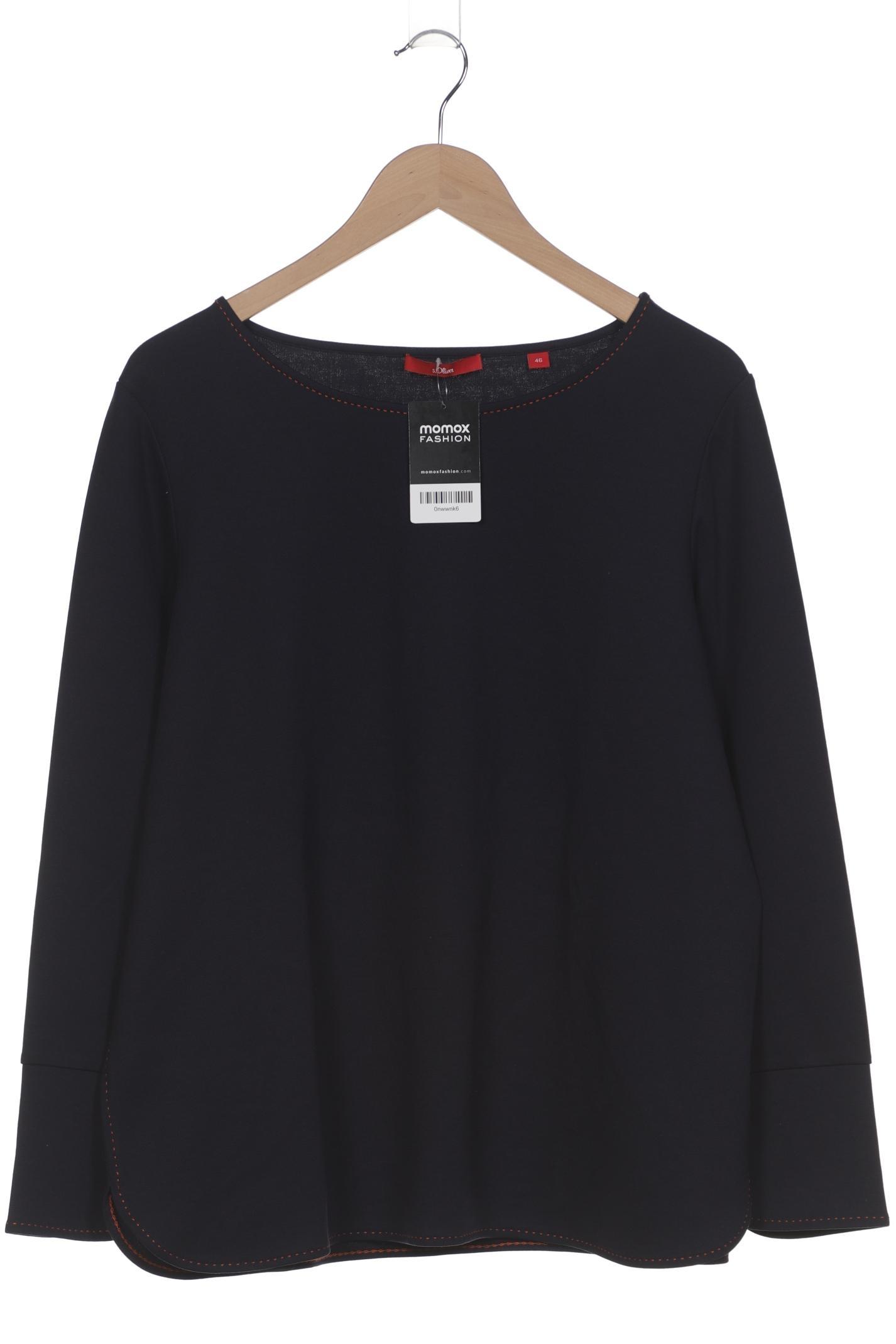 

s.Oliver Damen Langarmshirt, marineblau, Gr. 46