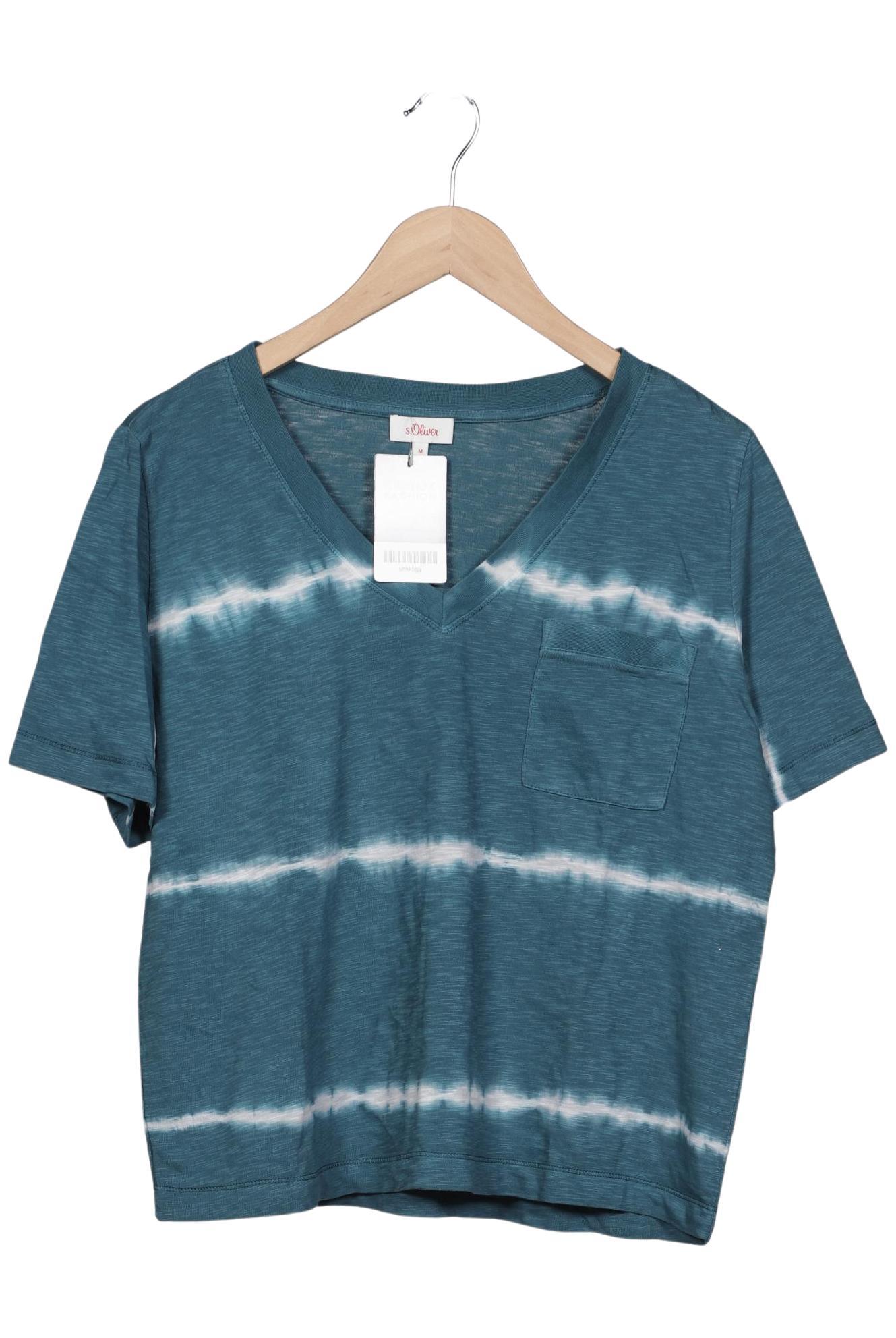 

s.Oliver Damen T-Shirt, türkis, Gr. 38