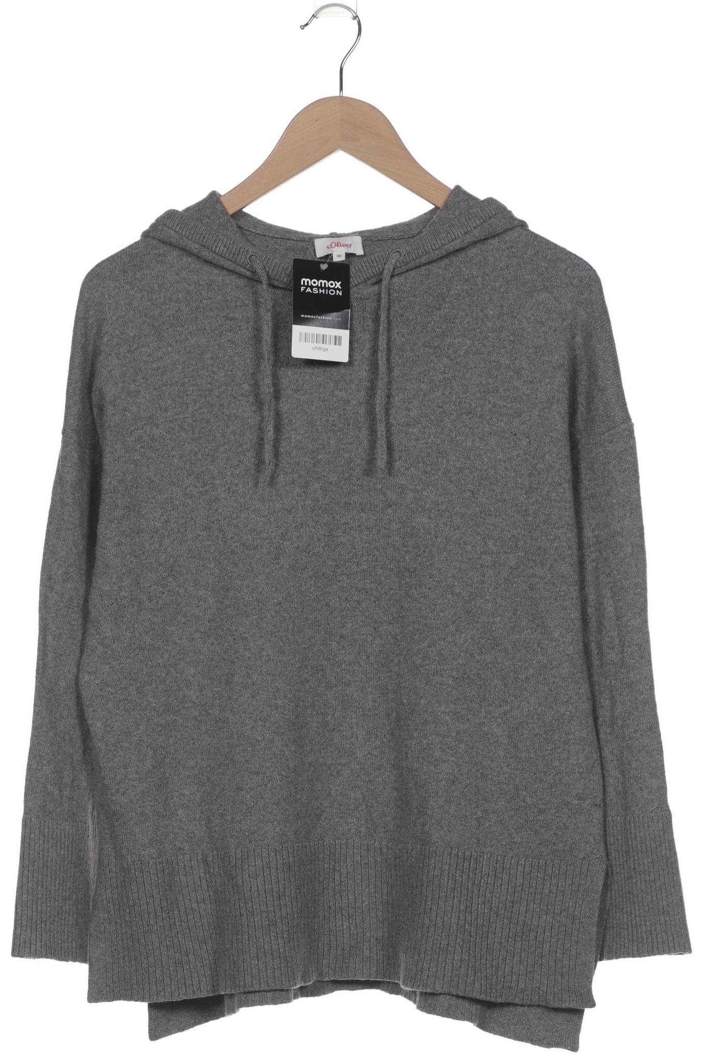 

s.Oliver Damen Kapuzenpullover, grau, Gr. 36