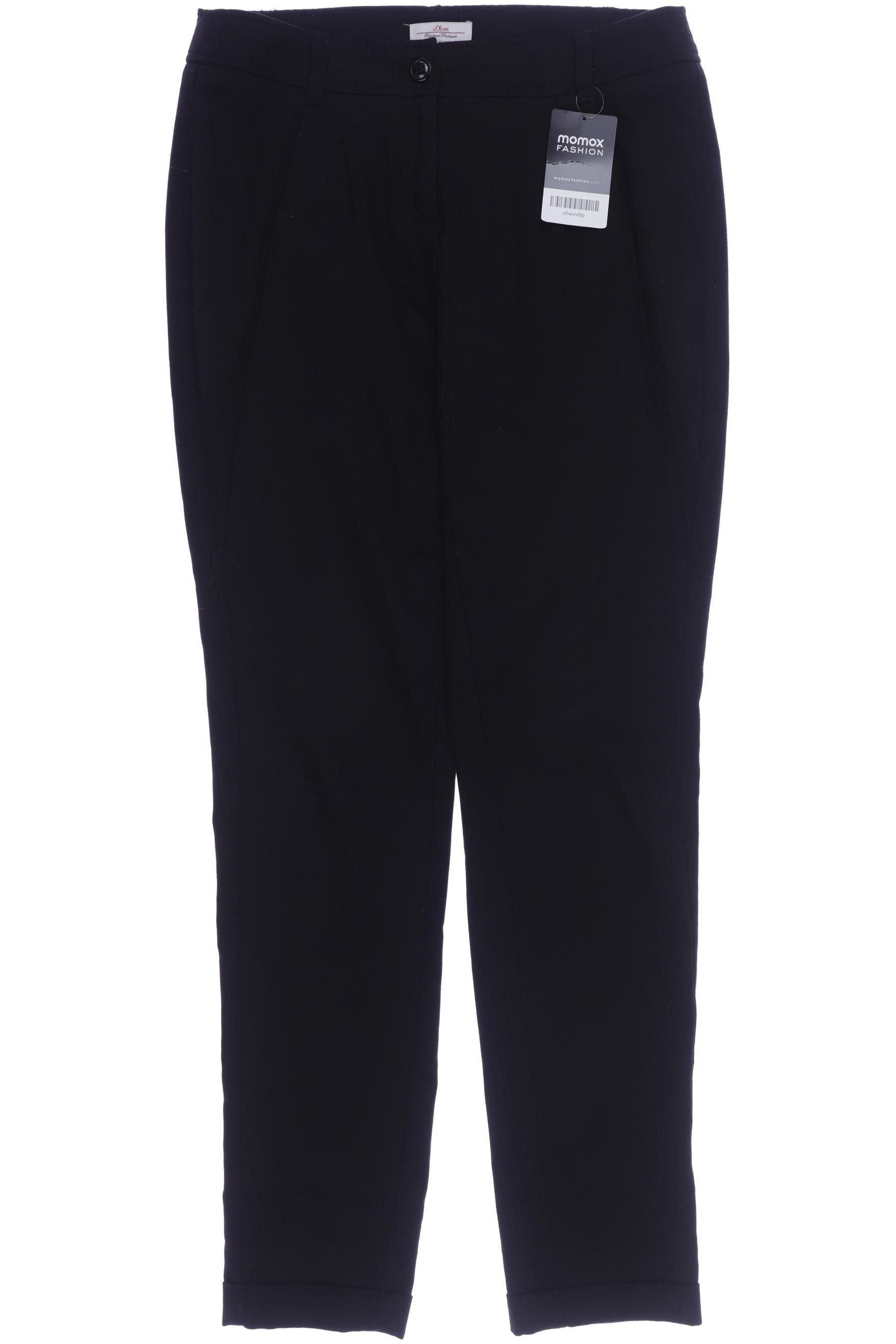 

s.Oliver Damen Stoffhose, schwarz, Gr. 34