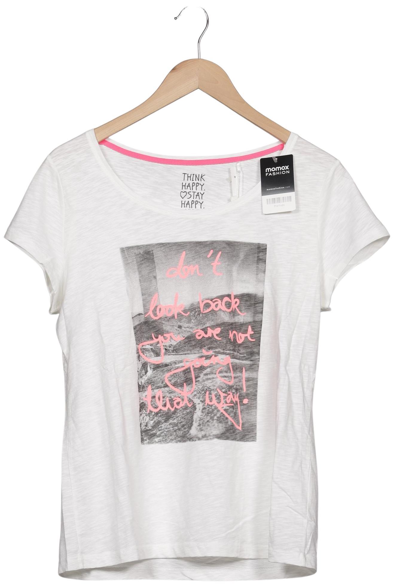 

s.Oliver Damen T-Shirt, cremeweiß, Gr. 42