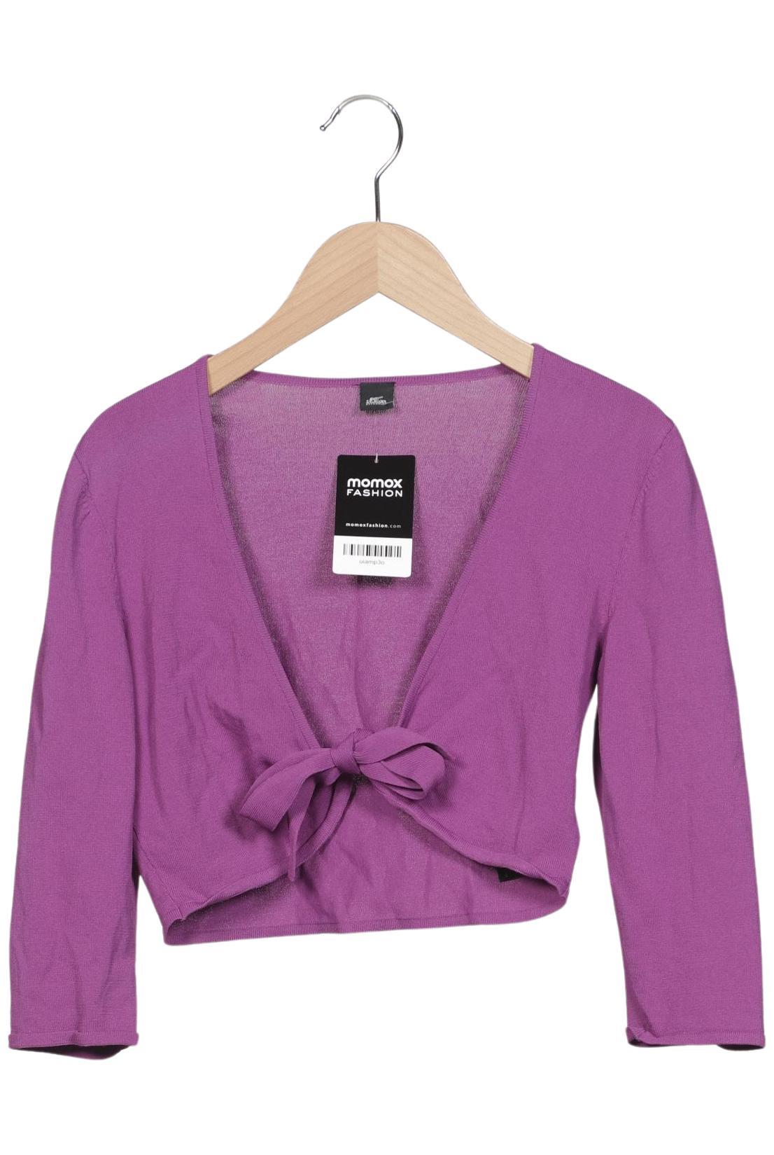 

s.Oliver Damen Strickjacke, flieder, Gr. 34