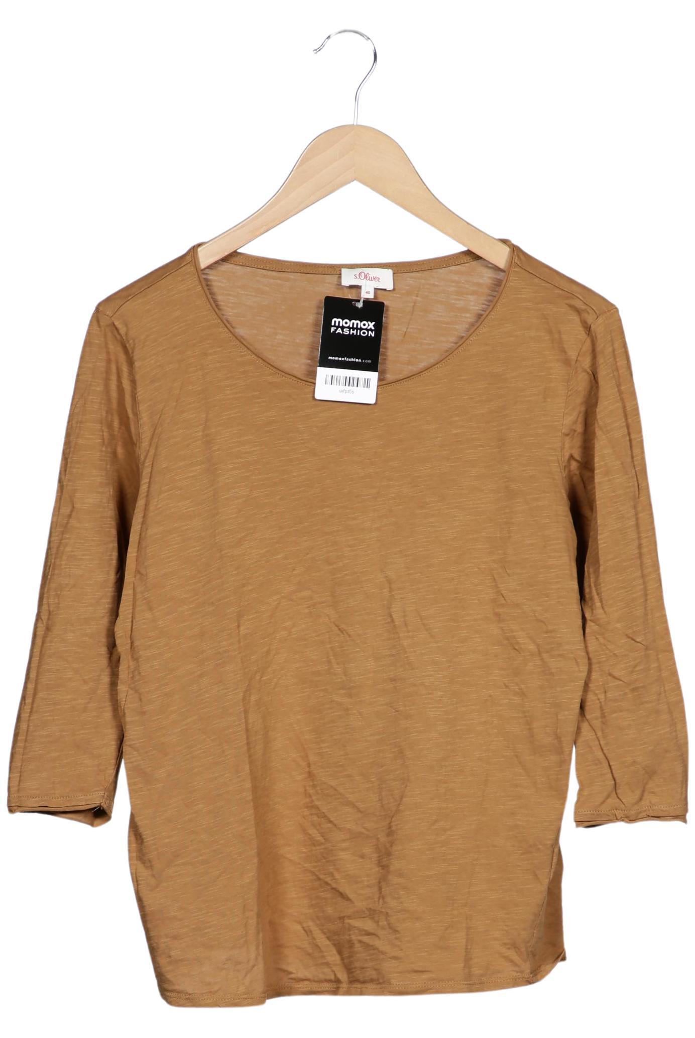 

s.Oliver Damen Langarmshirt, braun, Gr. 40