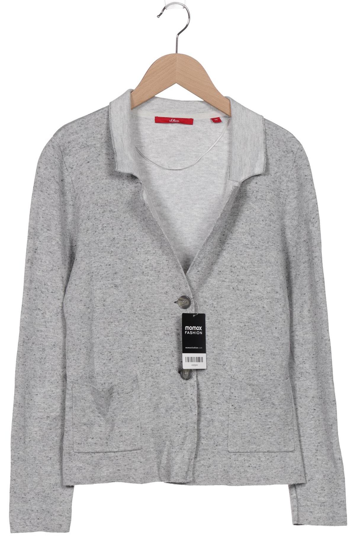 

s.Oliver Damen Strickjacke, grau