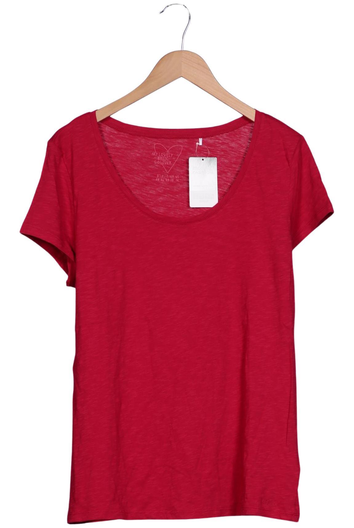 

s.Oliver Damen T-Shirt, pink, Gr. 44